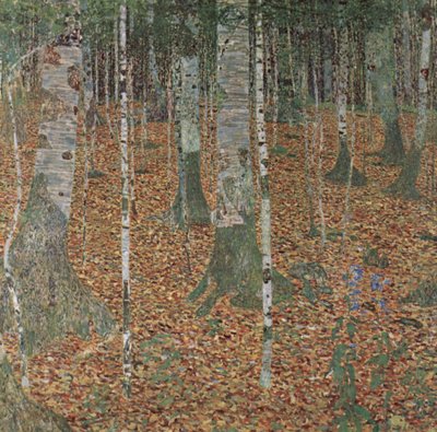 Bosque de abedules de Gustav Klimt